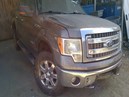 2013 FORD F-150, GRAY, CREW CAB, 3.5L, TURBO, AT, 4WD.   F26476